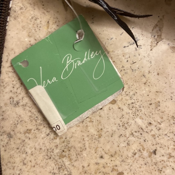 Vera Bradley Imperial Toile Brown and Pink Shoulder Bag with Adjustable Strap - Picture 4 of 7